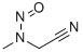 N-NITROSOMETHYLAMINOACETONITRILE Struktur