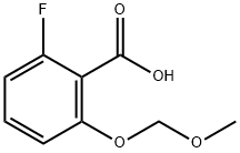 2-FLUORO-6-(METHOXYMETHOXY)BENZOIC ACID Struktur