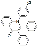 1-(4-Chlorophenyl)-2,3-diphenyl-4(1H)-quinolinone Struktur