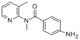 4-Amino-N-methyl-N-(3-methyl-2-pyridyl)benzamide Struktur