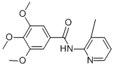 Pyridine, 3-methyl-2-(3,4,5-trimethoxybenzamido)- Struktur