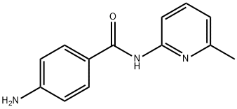 N-(6-Methyl-2-pyridyl)-4-aminobenzamide Struktur