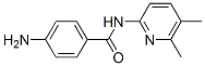 4-Amino-N-(5,6-dimethyl-2-pyridinyl)benzamide Struktur