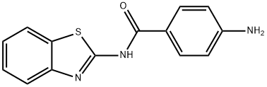 4-Amino-N-(2-benzothiazolyl)benzamide Struktur