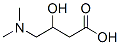 4-(DIMETHYLAMINO)-3-HYDROXYBUTANOIC ACID Struktur