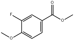 METHYL 3-FLUORO-4-METHOXYBENZOATE Struktur