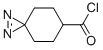 1,2-Diazaspiro[2.5]oct-1-ene-6-carbonyl chloride (9CI) Struktur