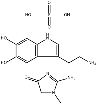 5,6-DIHYDROXYTRYPTAMINE CREATININE SULFATE Struktur