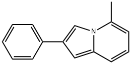 5-Methyl-2-phenylindolizine Struktur