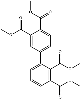 BIPHENYL-2,3,3',4'-TETRACARBOXYLIC ACID TETRAMETHYL ESTER Struktur