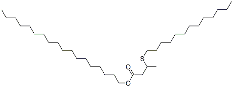 octadecyl 3-(tridecylthio)butyrate Struktur