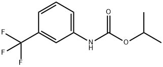 ISO-PROPYL M-TRIFLUOROMETHYLCARBANILATE Struktur