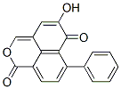 5-Hydroxy-7-phenyl-1H,6H-naphtho[1,8-cd]pyran-1,6-dione Struktur