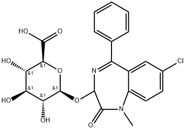 temazepam glucuronide Struktur