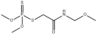 2-dimethoxyphosphinothioylsulfanyl-N-(methoxymethyl)acetamide Struktur