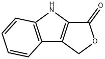 1H-furo[3,4-b]indol-3(4H)-one Struktur