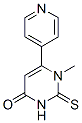 2,3-Dihydro-1-methyl-6-(4-pyridinyl)-2-thioxopyrimidin-4(1H)-one Struktur