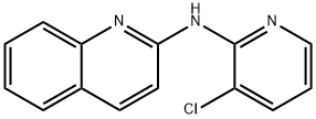 (2-quinolyl)(3-chloro-2-pyridyl)amine Struktur