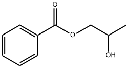 2-hydroxypropyl benzoate Struktur