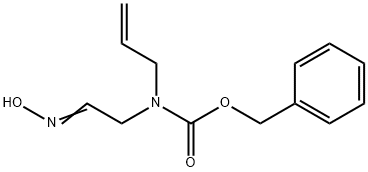 Benzyl allyl[2-(hydroxyimino)ethyl]carbamate Struktur