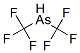 bis(trifluoromethyl)arsane Struktur