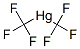 Bis-(trifluoromethyl)-mercury Struktur