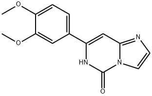 7-(3,4-diMethoxyphenyl)iMidazo[1,2-c]pyriMidin-5-ol Struktur