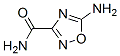 1,2,4-Oxadiazole-3-carboxamide, 5-amino- (9CI) Struktur