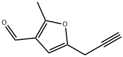 3-Furancarboxaldehyde, 2-methyl-5-(2-propynyl)- (9CI) Struktur