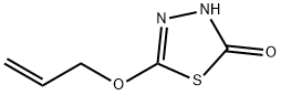 1,3,4-Thiadiazol-2(3H)-one,  5-(2-propenyloxy)-  (9CI) Struktur