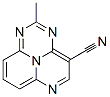 2-Methyl-1,3,6,9b-tetraazaphenalene-4-carbonitrile Struktur