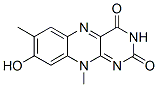 Benzo[g]pteridine-2,4(3H,10H)-dione, 8-hydroxy-7,10-dimethyl- Struktur