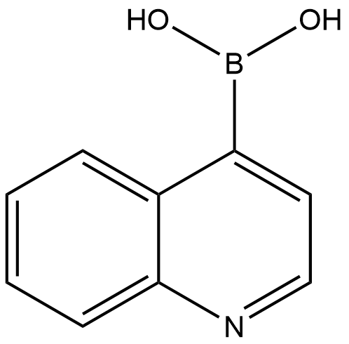 QUINOLINE-4-BORONIC ACID Structure