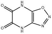 1,2,3-Oxadiazolo[4,5-b]pyrazine-5,6-dione,  4,7-dihydro- Struktur