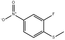 2-Fluoro-4-Nitrothioanisole Struktur