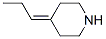 Piperidine, 4-propylidene- (9CI) Struktur