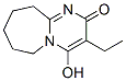 Pyrimido[1,2-a]azepin-2(6H)-one, 3-ethyl-7,8,9,10-tetrahydro-4-hydroxy- (9CI) Struktur