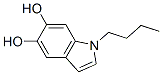 1H-Indole-5,6-diol, 1-butyl- (9CI) Struktur