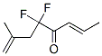 2,7-Octadien-4-one,  5,5-difluoro-7-methyl- Struktur