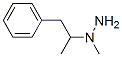 1-Methyl-1-(1-methyl-2-phenylethyl)hydrazine Struktur