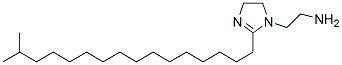 4,5-dihydro-2-isoheptadecyl-1H-imidazole-1-ethylamine Struktur