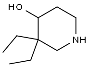 4-Piperidinol, 3,3-diethyl- (9CI) Struktur