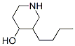 4-Piperidinol, 3-butyl- (9CI) Struktur