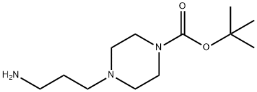 4-(3-AMINO-PROPYL)-PIPERAZINE-1-CARBOXYLIC ACID TERT-BUTYL ESTER Struktur