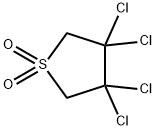 3,3,4,4-Tetrachlorotetrahydrothiophene 1,1-dioxide Struktur