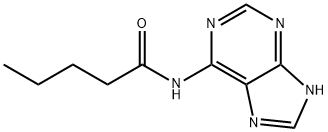 N-(1H-Purin-6-yl)pentanamide Struktur