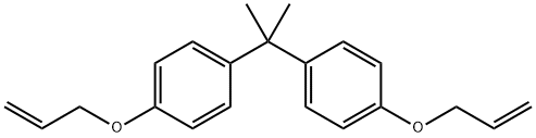 Bisphenol A bisallyl ether Struktur