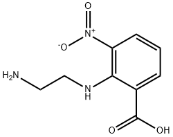 2[(2-AMINOETHYL)AMINO]-3-NITROBENZOIC ACID Struktur