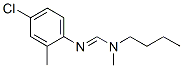 N1-Butyl-N2-(4-chloro-2-methylphenyl)-N1-methylformamidine Struktur