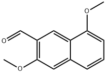 3,8-DIMETHOXY-2-NAPHTHALDEHYDE Struktur